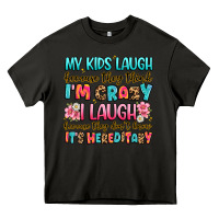 Asphalt my kids laugh because they think i'm crazy Heavy Core Tee - JahusDesignShop