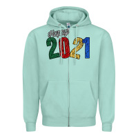 Seafoam Happy 2021 Zipper Hoodie - Bettercallsaul