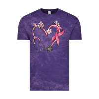 Cloud Purple stethoscope nurse medical breast cancer awareness Vintage Tee - MaliasSmallBusiness