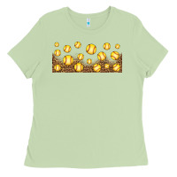 Matcha leopard softball 16oz libbey glass Ladies Tee - HRA Design Shop
