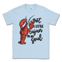 Dusty Blue got a little cajun in my soul Classic Tee - MaliasSmallBusiness