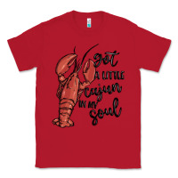 Red got a little cajun in my soul Classic Tee - MaliasSmallBusiness