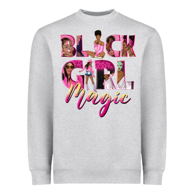 Black Girl Magic Heavyweight Sweatshirt by NancyCooperArtShop | Teevron