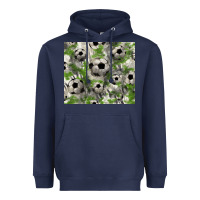 Navy Soccer tumbler Heavyweight Hoodie - HowdyJamesFarm