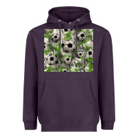 Plum Soccer tumbler Heavyweight Hoodie - HowdyJamesFarm