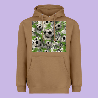 Soccer Tumbler Heavyweight Hoodie Designed By Howdyjamesfarm