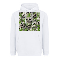 White Soccer tumbler Heavyweight Hoodie - HowdyJamesFarm