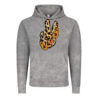 Cloud Rock Leopard Sunflower Peace Sign Vintage Hoodie - Jasminsmagicworld
