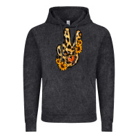 Vintage Black Leopard Sunflower Peace Sign Vintage Hoodie - Jasminsmagicworld