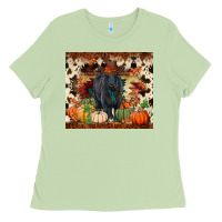 Matcha Fall black angus Ladies Tee - RanaPortraitStore