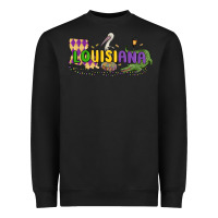 Louisiana Mardi Gras Heavyweight Sweatshirt | Teevron