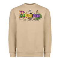 Mushroom louisiana mardi gras Heavyweight Sweatshirt - MaliasSmallBusiness