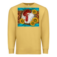 Antique Gold western rooster Premium Sweatshirt - TumblerDesignByShophia