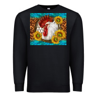 Black western rooster Premium Sweatshirt - TumblerDesignByShophia