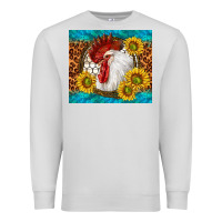 Dove Grey western rooster Premium Sweatshirt - TumblerDesignByShophia