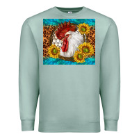 Seafoam western rooster Premium Sweatshirt - TumblerDesignByShophia
