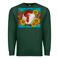 Sports Green western rooster Premium Sweatshirt - TumblerDesignByShophia