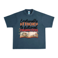 Midnight Navy emotionally attached to fictional characters Urban Heavy Tee - MaliasSmallBusiness