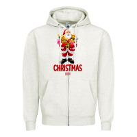 Oatmeal Heather christmas 2021 Zipper Hoodie - Bettercallsaul