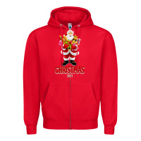 Red christmas 2021 Zipper Hoodie - Bettercallsaul
