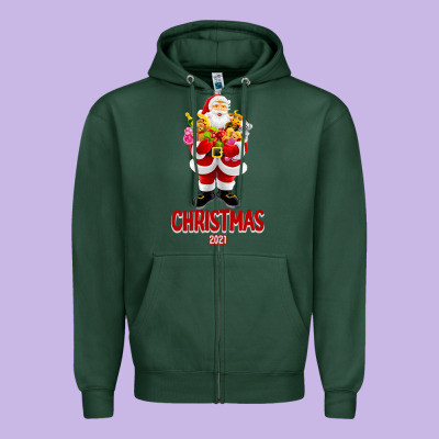 Christmas 2021 Zipper Hoodie Designed By Bettercallsaul