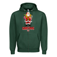 Sports Green christmas 2021 Zipper Hoodie - Bettercallsaul