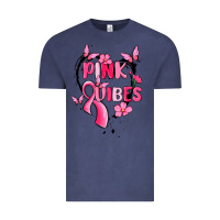 Vintage Denim pink vibes Vintage Tee - MaliasSmallBusiness