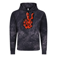Cloud Black Ladybug Peace Sign Vintage Hoodie - Jasminsmagicworld