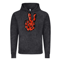 Vintage Black Ladybug Peace Sign Vintage Hoodie - Jasminsmagicworld