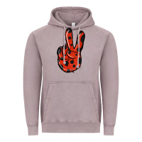 Vintage Zinc Ladybug Peace Sign Vintage Hoodie - Jasminsmagicworld