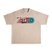 French Oak xoxo braunvieh cow Urban Heavy Tee - AdoDesignShop