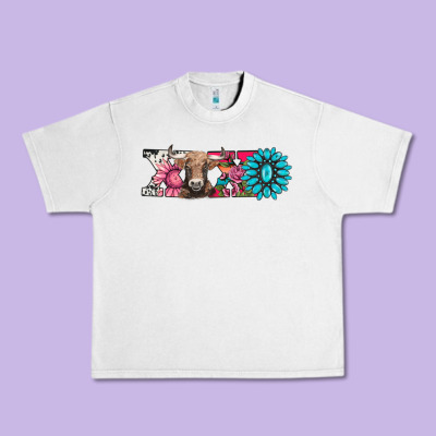 Xoxo Braunvieh Cow Urban Heavy Tee Designed By Adodesignshop