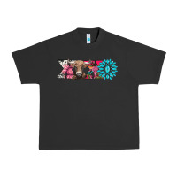 Pigment Black xoxo braunvieh cow Urban Heavy Tee - AdoDesignShop