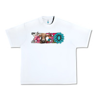 White xoxo braunvieh cow Urban Heavy Tee - AdoDesignShop