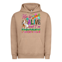 Pigment Burro He Is Alive And I'm Forgiven Urban Hoodie - BundleAndBundleShop