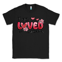 Black i am loved john 3 16 Classic Tee - MaliasSmallBusiness