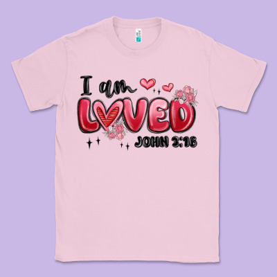 I Am Loved John 3 16 Classic Tee Designed By Maliassmallbusiness