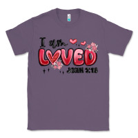 Lavender i am loved john 3 16 Classic Tee - MaliasSmallBusiness