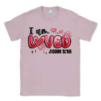 Lilac i am loved john 3 16 Classic Tee - MaliasSmallBusiness