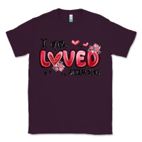Plum i am loved john 3 16 Classic Tee - MaliasSmallBusiness