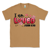 Toasted Coconut i am loved john 3 16 Classic Tee - MaliasSmallBusiness