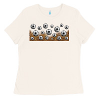 Bone leopard soccer 16oz libbey glass Ladies Tee - HRA Design Shop