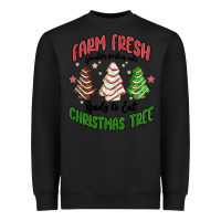 Black farm fresh christmas tree Heavyweight Sweatshirt - MaliasSmallBusiness