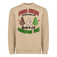 Mushroom farm fresh christmas tree Heavyweight Sweatshirt - MaliasSmallBusiness
