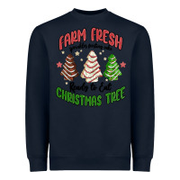 Navy farm fresh christmas tree Heavyweight Sweatshirt - MaliasSmallBusiness