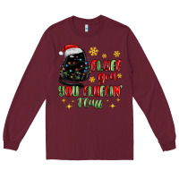 Burgundy fluff you you fluffin fluff Long Sleeve Tee - MaliasSmallBusiness