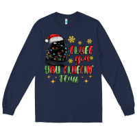 Navy fluff you you fluffin fluff Long Sleeve Tee - MaliasSmallBusiness