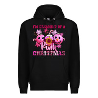 Black iam dreaming of a christmas Premium Hoodie - CowGirlArtShop