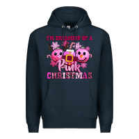Navy iam dreaming of a christmas Premium Hoodie - CowGirlArtShop