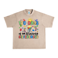 French Oak 100 days of embracing differences Urban Heavy Tee - MaliasSmallBusiness